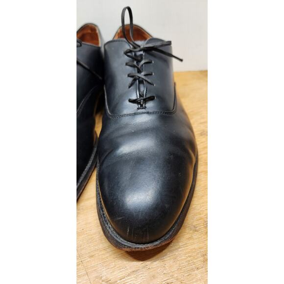 Alden 932 Balmoral Oxford Black Calfskin USA Sz 12 Rt Toe Damage See Pics READ!! main image 15